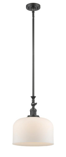Bell - 1 Light - 12 inch - Oil Rubbed Bronze - Stem Hung - Adjustable Mini Pendant (3442|206-OB-G71-L)