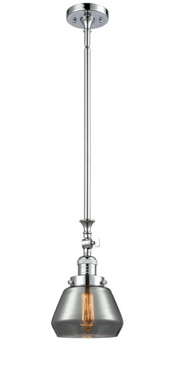 Fulton - 1 Light - 7 inch - Polished Chrome - Stem Hung - Adjustable Mini Pendant (3442|206-PC-G173-LED)