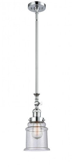 Canton - 1 Light - 6 inch - Polished Chrome - Stem Hung - Adjustable Mini Pendant (3442|206-PC-G184)