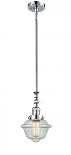 Oxford - 1 Light - 7 inch - Polished Chrome - Stem Hung - Adjustable Mini Pendant (3442|206-PC-G534)
