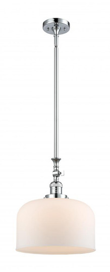 Bell - 1 Light - 12 inch - Polished Chrome - Stem Hung - Adjustable Mini Pendant (3442|206-PC-G71-L-LED)