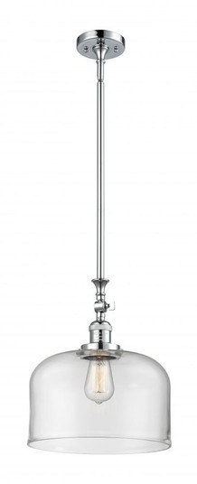 Bell - 1 Light - 12 inch - Polished Chrome - Stem Hung - Adjustable Mini Pendant (3442|206-PC-G72-L-LED)