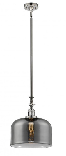 Bell - 1 Light - 12 inch - Polished Nickel - Stem Hung - Adjustable Mini Pendant (3442|206-PN-G73-L-LED)