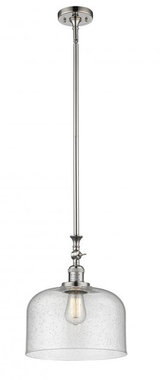 Bell - 1 Light - 12 inch - Polished Nickel - Stem Hung - Adjustable Mini Pendant (3442|206-PN-G74-L-LED)