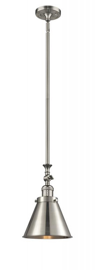 Appalachian - 1 Light - 8 inch - Brushed Satin Nickel - Stem Hung - Adjustable Mini Pendant (3442|206-SN-M13-SN-LED)