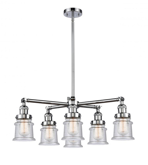 Small Canton 6 Light Chandelier (3442|207-6CR-PC-G184S)