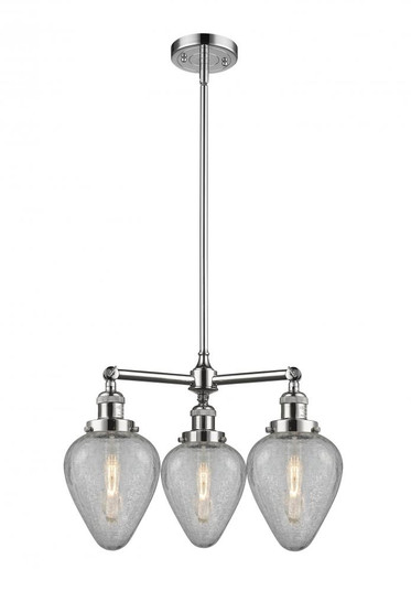 Geneseo - 3 Light - 26 inch - Polished Chrome - Stem Hung - Chandelier (3442|207-PC-G165)