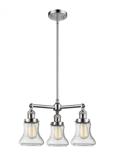 Bellmont - 3 Light - 18 inch - Polished Chrome - Stem Hung - Chandelier (3442|207-PC-G194-LED)