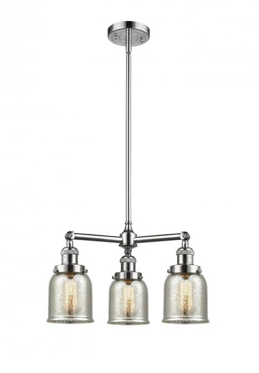 Bell - 3 Light - 19 inch - Polished Chrome - Stem Hung - Chandelier (3442|207-PC-G58)