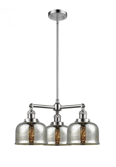 Bell - 3 Light - 22 inch - Polished Chrome - Stem Hung - Chandelier (3442|207-PC-G78)