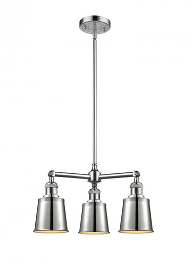 Addison - 3 Light - 19 inch - Polished Chrome - Stem Hung - Chandelier (3442|207-PC-M9-PC-LED)