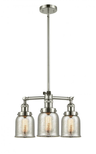 Bell - 3 Light - 19 inch - Polished Nickel - Stem Hung - Chandelier (3442|207-PN-G58-LED)