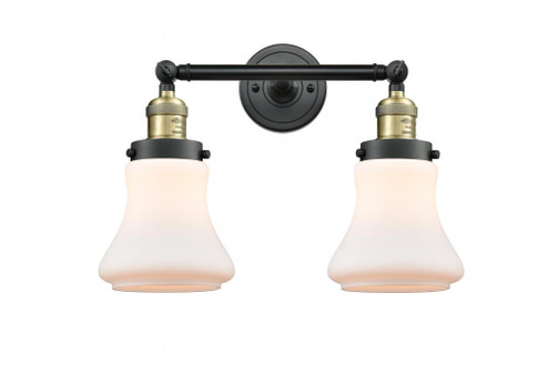 Bellmont - 2 Light - 17 inch - Black Antique Brass - Adjustable Bath Vanity Light (3442|208-BAB-G191)