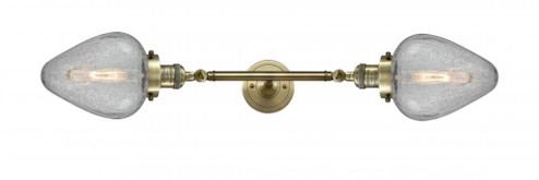 Geneseo - 2 Light - 7 inch - Antique Brass - Adjustable Bath Vanity Light (3442|208L-AB-G165)
