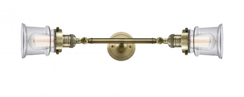 Canton - 2 Light - 6 inch - Antique Brass - Adjustable Bath Vanity Light (3442|208L-AB-G182S)