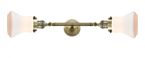 Bellmont - 2 Light - 6 inch - Antique Brass - Adjustable Bath Vanity Light (3442|208L-AB-G191-LED)