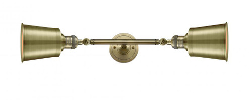 Addison - 2 Light - 5 inch - Antique Brass - Adjustable Bath Vanity Light (3442|208L-AB-M9-AB-LED)