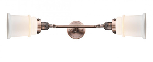 Canton - 2 Light - 6 inch - Antique Copper - Adjustable Bath Vanity Light (3442|208L-AC-G181)