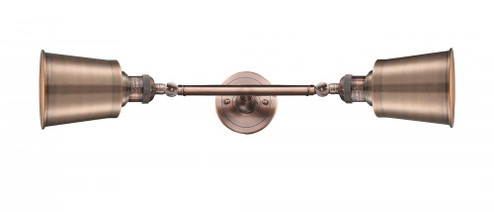 Addison - 2 Light - 5 inch - Antique Copper - Adjustable Bath Vanity Light (3442|208L-AC-M9-AC-LED)