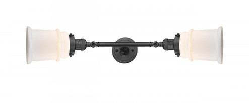 Canton - 2 Light - 6 inch - Oil Rubbed Bronze - Adjustable Bath Vanity Light (3442|208L-OB-G181-LED)