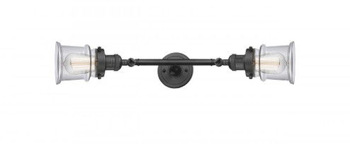 Canton - 2 Light - 6 inch - Oil Rubbed Bronze - Adjustable Bath Vanity Light (3442|208L-OB-G182S-LED)