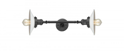 Halophane - 2 Light - 9 inch - Oil Rubbed Bronze - Adjustable Bath Vanity Light (3442|208L-OB-G1-LED)
