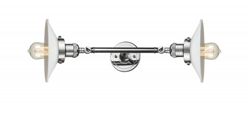 Halophane - 2 Light - 9 inch - Polished Chrome - Adjustable Bath Vanity Light (3442|208L-PC-G1)