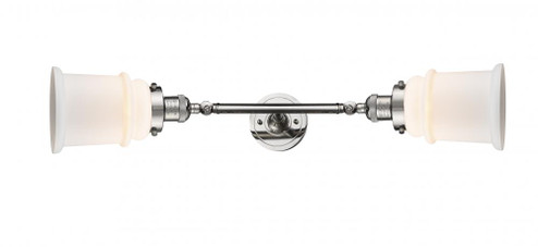 Canton - 2 Light - 6 inch - Polished Nickel - Adjustable Bath Vanity Light (3442|208L-PN-G181)