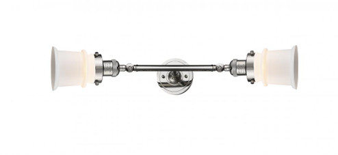 Canton - 2 Light - 6 inch - Polished Nickel - Adjustable Bath Vanity Light (3442|208L-PN-G181S)