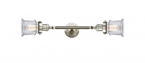 Canton - 2 Light - 6 inch - Brushed Satin Nickel - Adjustable Bath Vanity Light (3442|208L-SN-G182S)