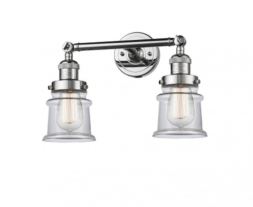 Canton - 2 Light - 17 inch - Polished Chrome - Adjustable Bath Vanity Light (3442|208-PC-G182S-LED)