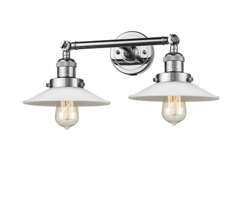 Halophane - 2 Light - 18 inch - Polished Chrome - Adjustable Bath Vanity Light (3442|208-PC-G1-LED)