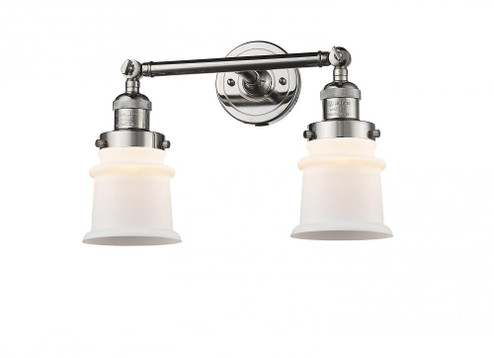Canton - 2 Light - 17 inch - Polished Nickel - Adjustable Bath Vanity Light (3442|208-PN-G181S)