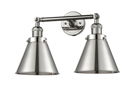 Appalachian - 2 Light - 18 inch - Polished Nickel - Adjustable Bath Vanity Light (3442|208-PN-M13-PN)