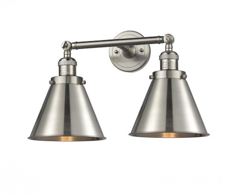 Appalachian - 2 Light - 18 inch - Brushed Satin Nickel - Adjustable Bath Vanity Light (3442|208-SN-M13-SN-LED)