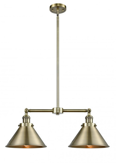 Briarcliff - 2 Light - 21 inch - Antique Brass - Stem Hung - Adjustable Island Light (3442|209-AB-M10-AB)