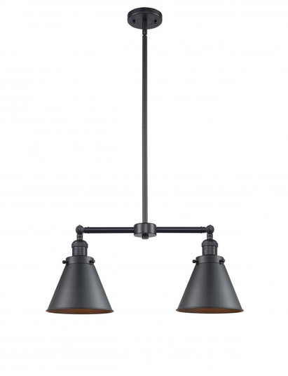 Appalachian - 2 Light - 23 inch - Matte Black - Stem Hung - Adjustable Island Light (3442|209-BK-M13-BK-LED)