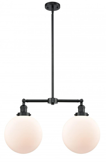 Beacon - 2 Light - 25 inch - Oil Rubbed Bronze - Stem Hung - Adjustable Island Light (3442|209-OB-G201-10-LED)