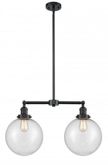 Beacon - 2 Light - 25 inch - Oil Rubbed Bronze - Stem Hung - Adjustable Island Light (3442|209-OB-G204-10-LED)
