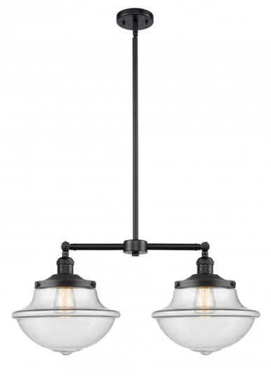 Oxford - 2 Light - 25 inch - Oil Rubbed Bronze - Stem Hung - Island Light (3442|209-OB-G542-LED)