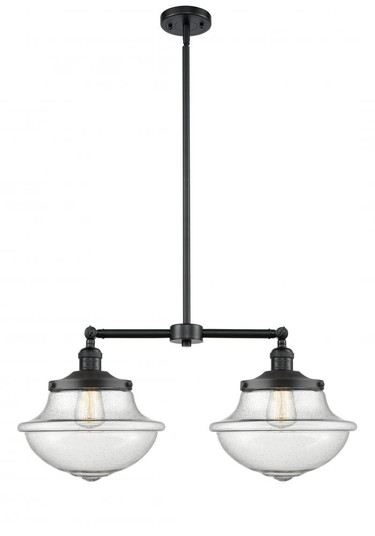 Oxford - 2 Light - 25 inch - Oil Rubbed Bronze - Stem Hung - Island Light (3442|209-OB-G544-LED)