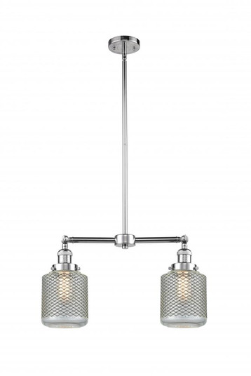Stanton - 2 Light - 23 inch - Polished Chrome - Stem Hung - Adjustable Island Light (3442|209-PC-G262)