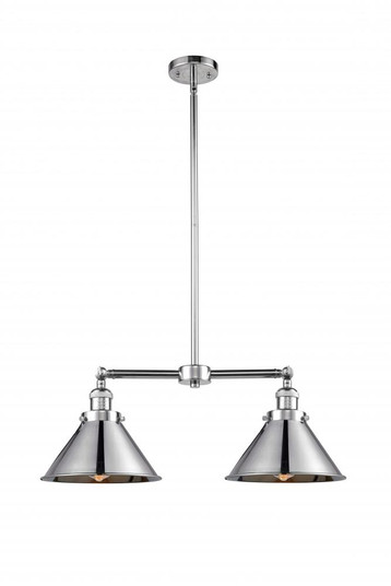 Briarcliff - 2 Light - 21 inch - Polished Chrome - Stem Hung - Adjustable Island Light (3442|209-PC-M10-PC-LED)