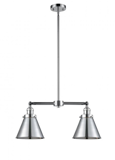 Appalachian - 2 Light - 23 inch - Polished Chrome - Stem Hung - Adjustable Island Light (3442|209-PC-M13-PC-LED)