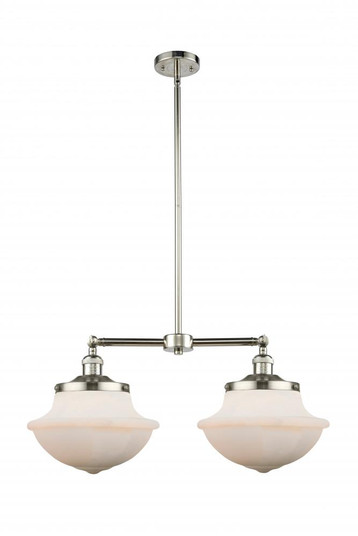 Oxford - 2 Light - 25 inch - Polished Nickel - Stem Hung - Adjustable Island Light (3442|209-PN-G541-LED)