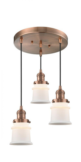 Small Canton 3 Light Multi-Pendant (3442|211/3-AC-G181S)