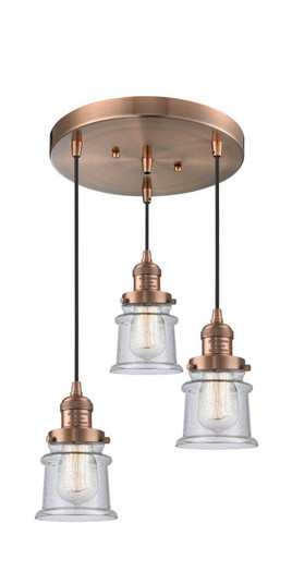 Small Canton 3 Light Multi-Pendant (3442|211/3-AC-G184S)