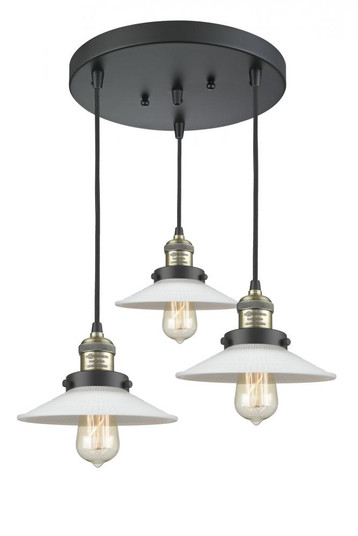 Halophane 3 Light Multi-Pendant (3442|211/3-BAB-G1)