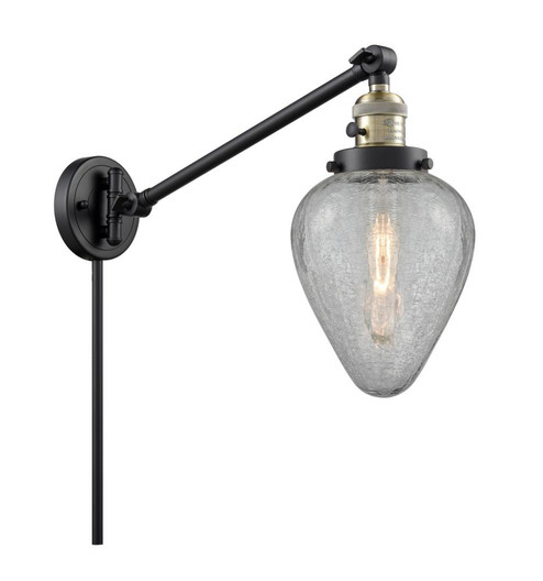 Geneseo - 1 Light - 8 inch - Black Antique Brass -Adjustable Swing Arm (3442|237-BAB-G165)