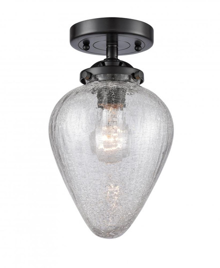 Geneseo - 1 Light - 7 inch - Oil Rubbed Bronze - Semi-Flush Mount (3442|284-1C-OB-G165-LED)